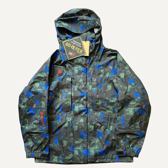 Nike ACG Camo Blue and Green Jacket - Picture 1 of 5